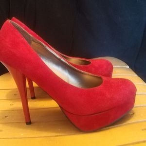 Target Massimo Red stiletto pumps